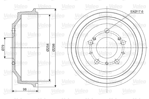 Remtrommel Valeo 237028