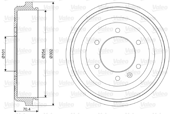 Remtrommel Valeo 237029