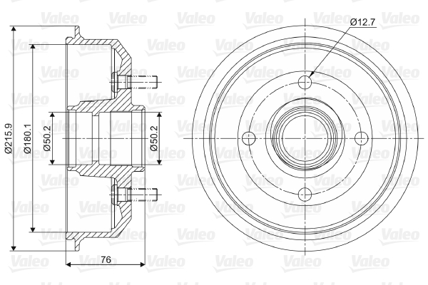 Remtrommel Valeo 237032