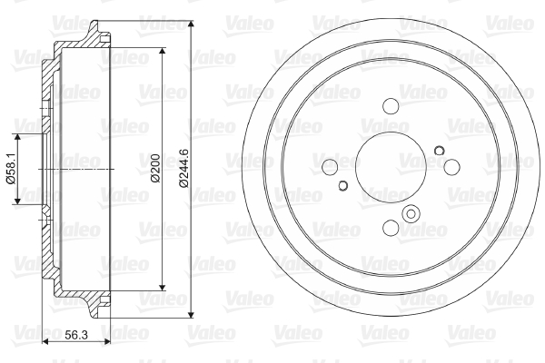 Remtrommel Valeo 237044