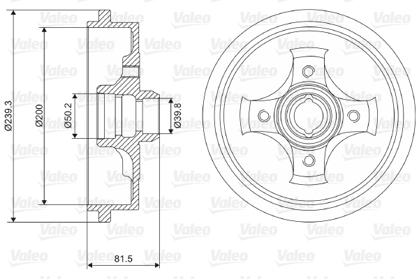 Remtrommel Valeo 237049