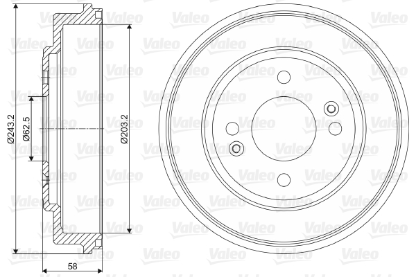 Remtrommel Valeo 237051