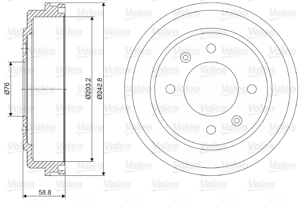 Remtrommel Valeo 237055