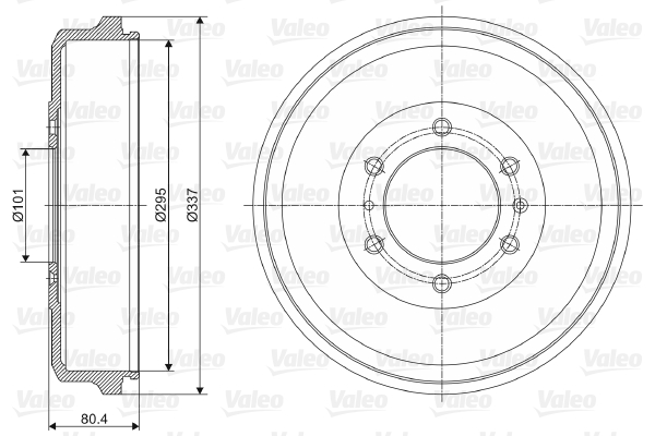 Remtrommel Valeo 237060