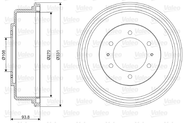 Remtrommel Valeo 237071