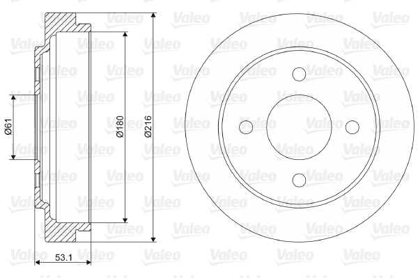 Remtrommel Valeo 237075