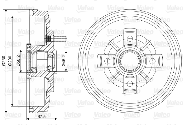 Remtrommel Valeo 237077