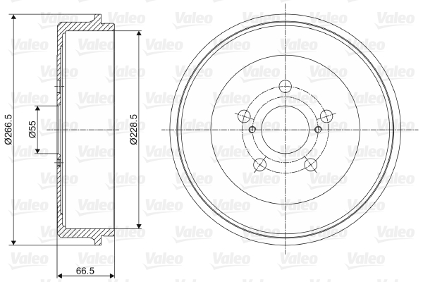 Remtrommel Valeo 237084