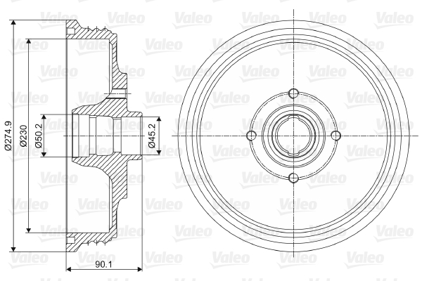 Remtrommel Valeo 237086