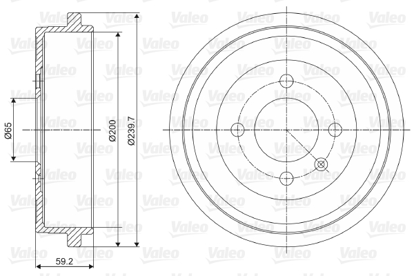 Remtrommel Valeo 237096