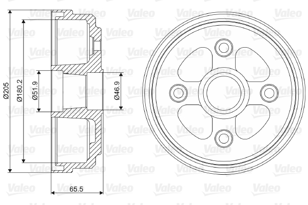 Remtrommel Valeo 237111