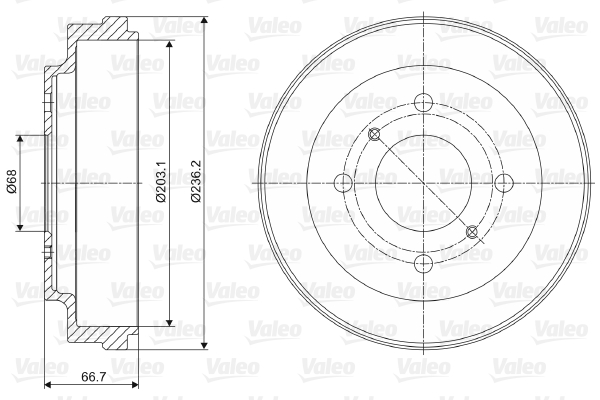 Remtrommel Valeo 237115