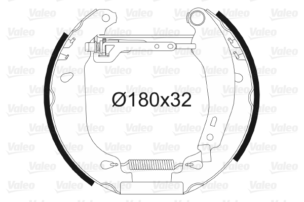 Remschoen set Valeo 554643