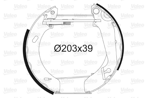 Remschoen set Valeo 554752