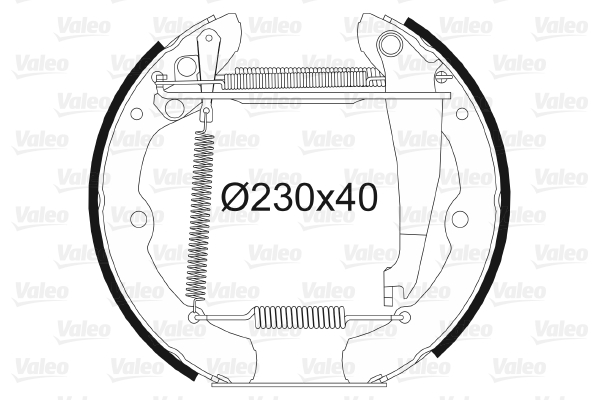 Remschoen set Valeo 554784