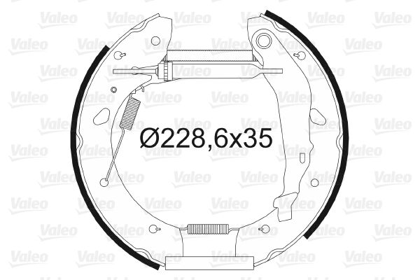 Remschoen set Valeo 554792