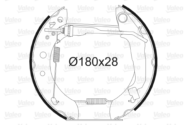 Remschoen set Valeo 554799