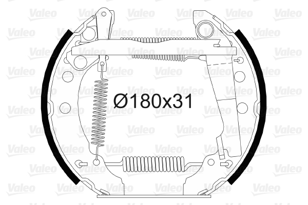 Remschoen set Valeo 554852