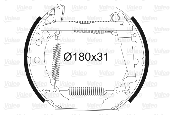 Remschoen set Valeo 554853