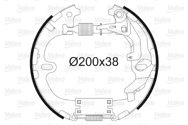 Remschoen set Valeo 554880