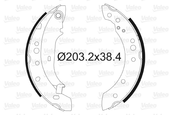 Remschoen set Valeo 564105