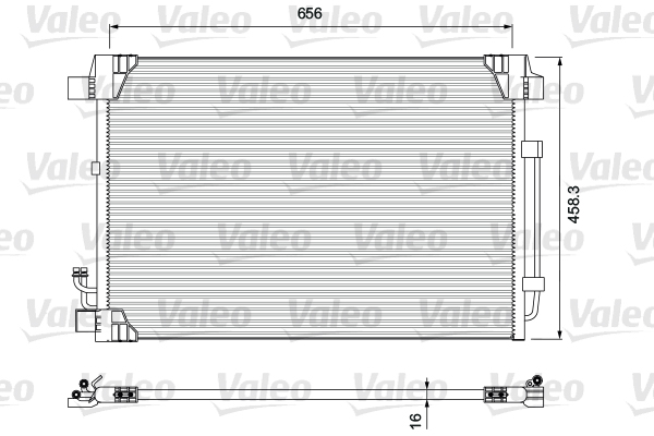 Airco condensor Valeo 810910