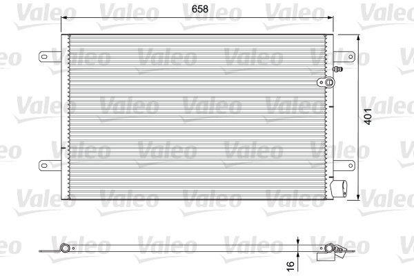Airco condensor Valeo 814004