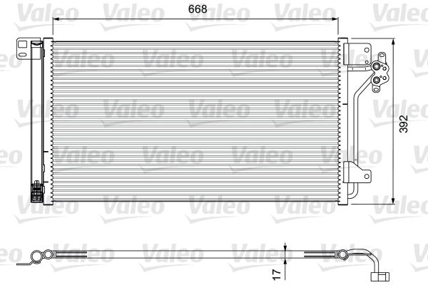 Airco condensor Valeo 814015