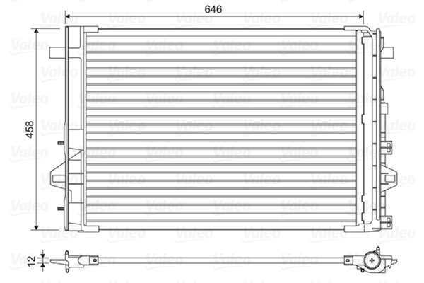 Airco condensor Valeo 814035