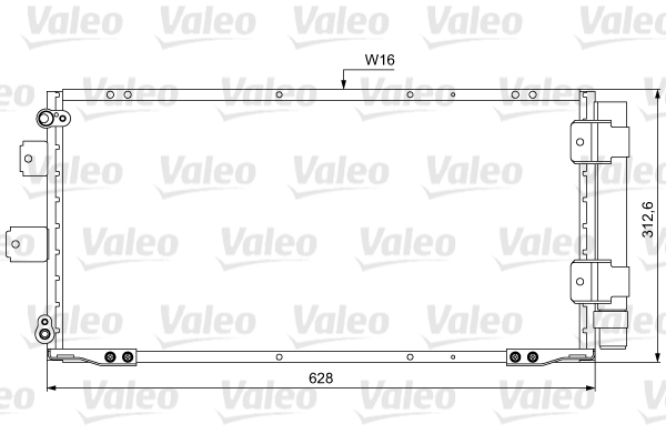 Airco condensor Valeo 814037