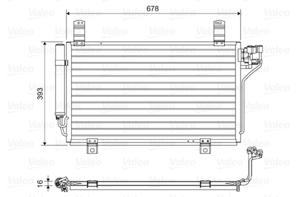 Airco condensor Valeo 814048