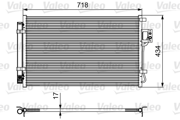 Airco condensor Valeo 814100