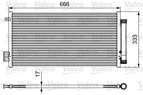 Airco condensor Valeo 814111