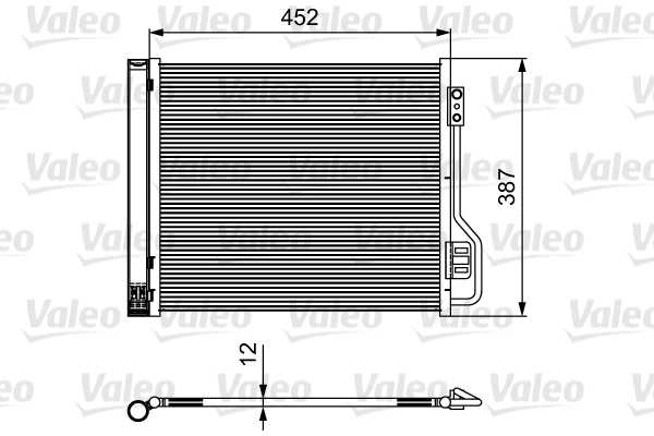 Airco condensor Valeo 814114