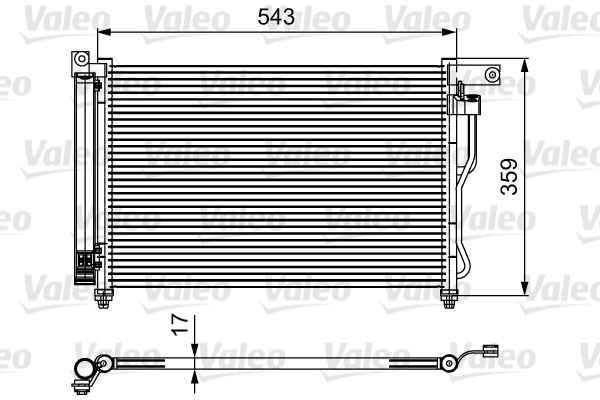 Airco condensor Valeo 814115