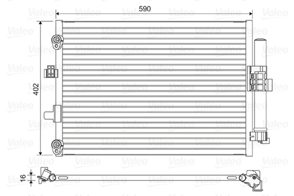 Airco condensor Valeo 814194