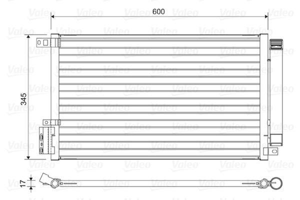 Airco condensor Valeo 814381