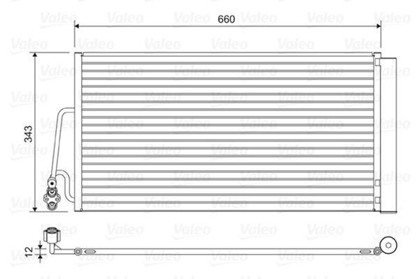 Airco condensor Valeo 814409