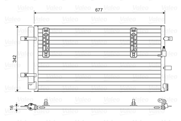 Airco condensor Valeo 814419