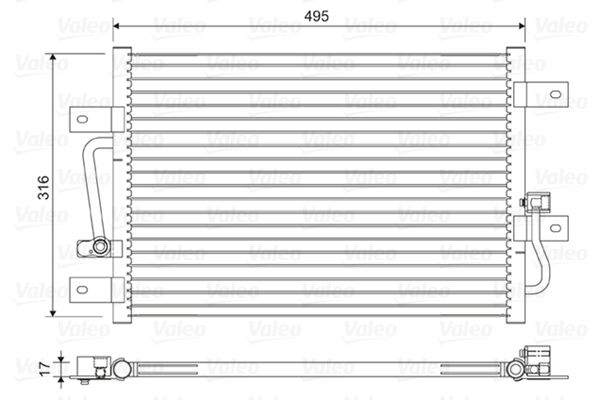 Airco condensor Valeo 814426