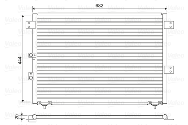Airco condensor Valeo 814432