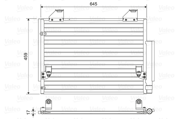 Airco condensor Valeo 814457