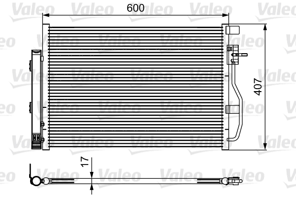 Airco condensor Valeo 814478