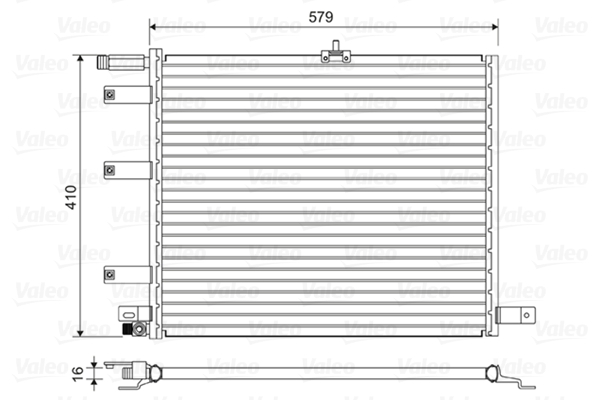 Airco condensor Valeo 814490