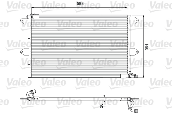 Airco condensor Valeo 816908