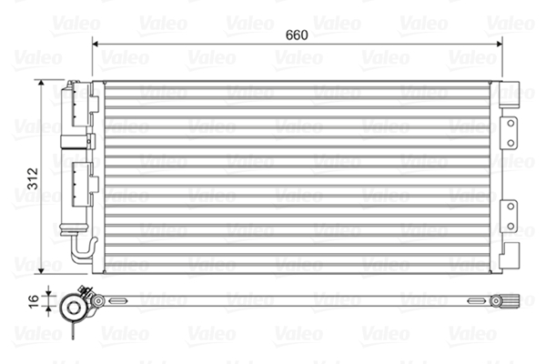 Airco condensor Valeo 817549