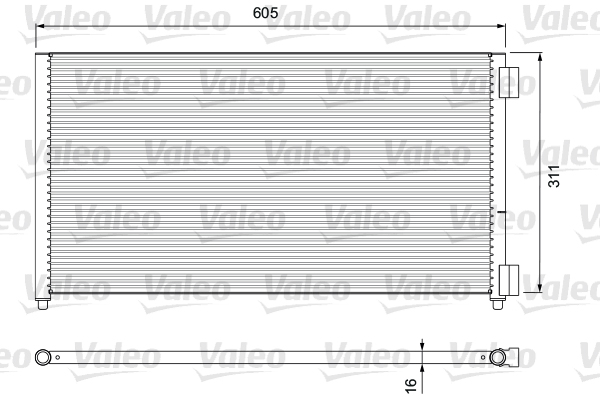 Airco condensor Valeo 817799