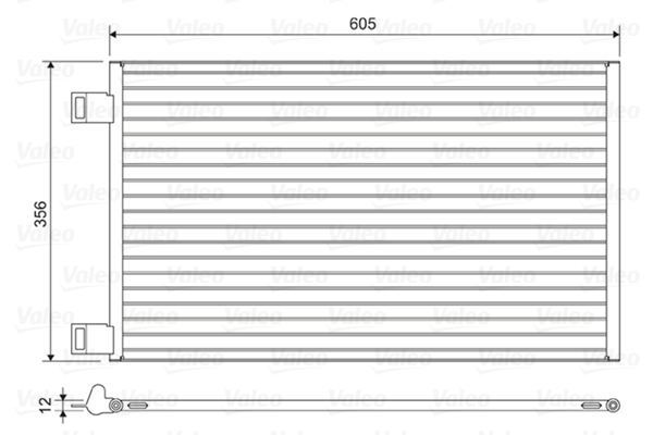 Airco condensor Valeo 822553