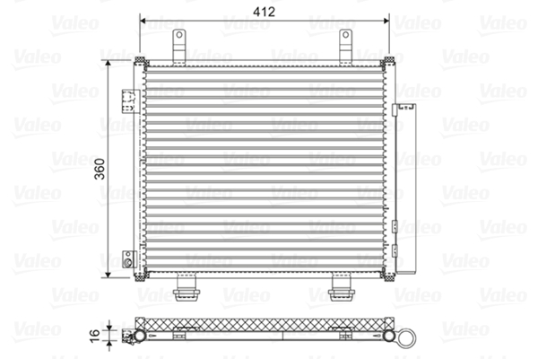 Airco condensor Valeo 822573