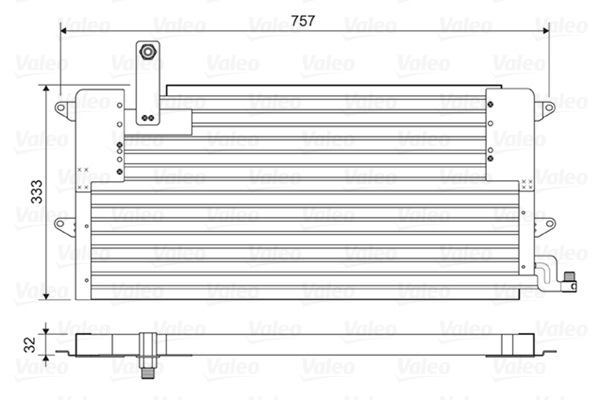 Airco condensor Valeo 822586